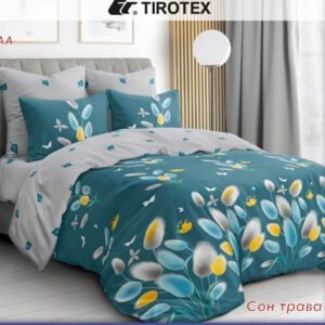 Tirotex shop: 9 - Постільна білизна "Кактус на темно-сірому"