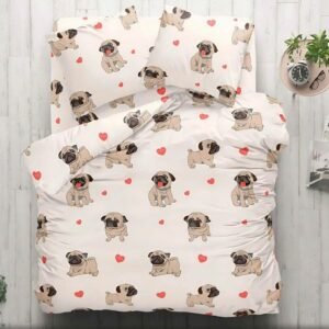 Постільна білизна "Мопси"